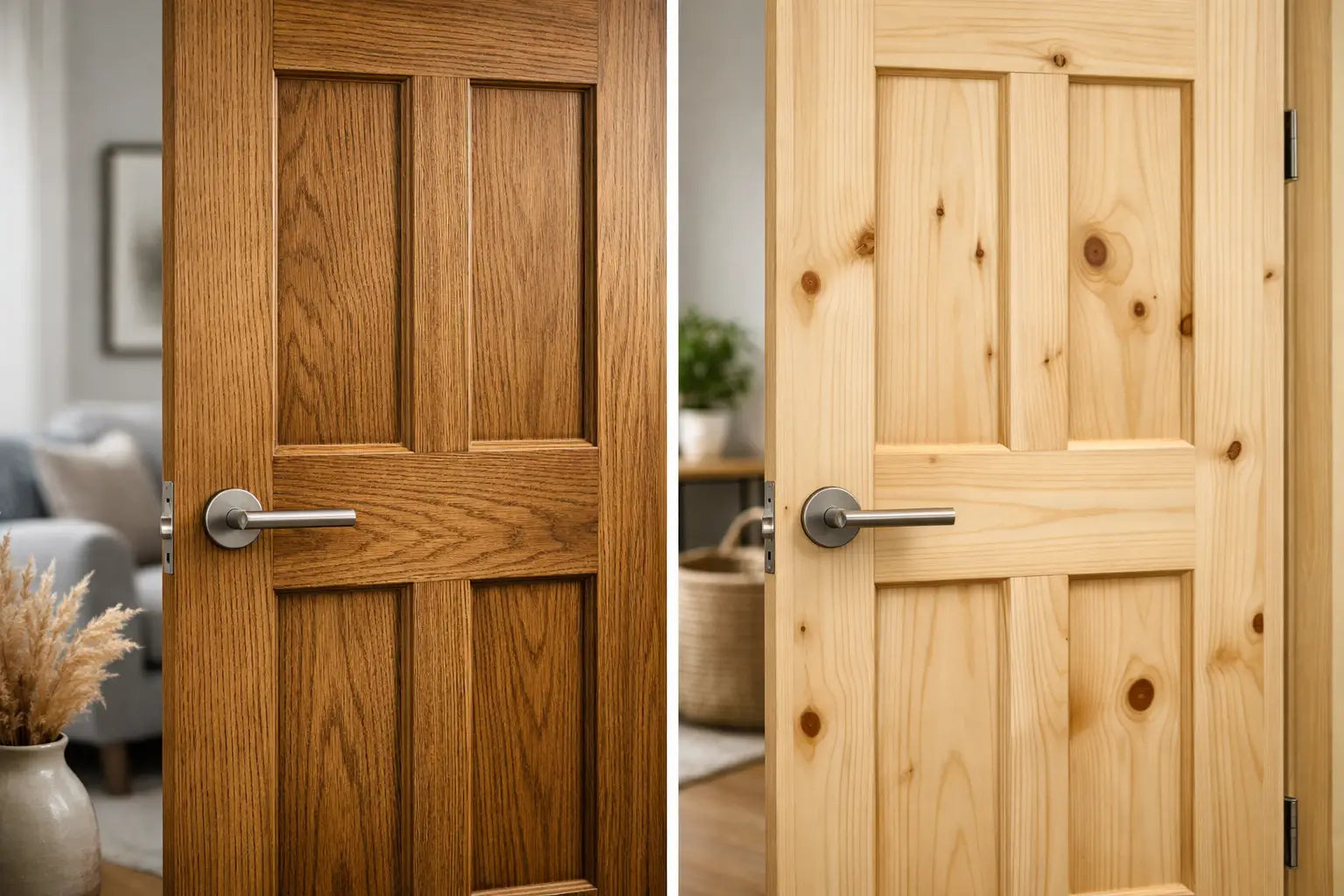Oak Doors vs Pine: Which Is Right for Your Home?