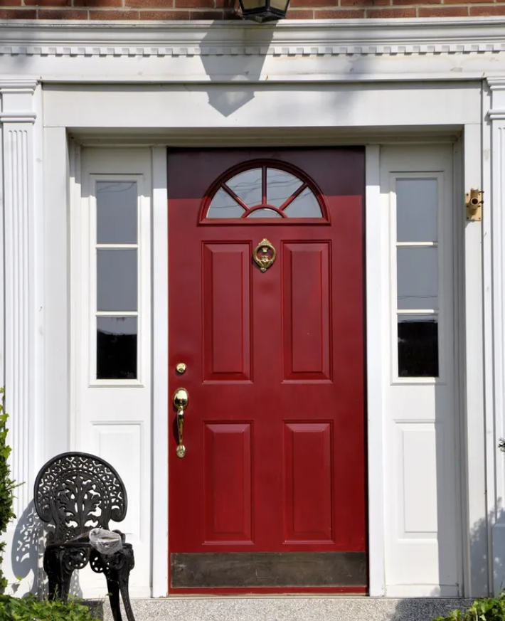 A Fresh Painting Your Front Door Without Removing It
