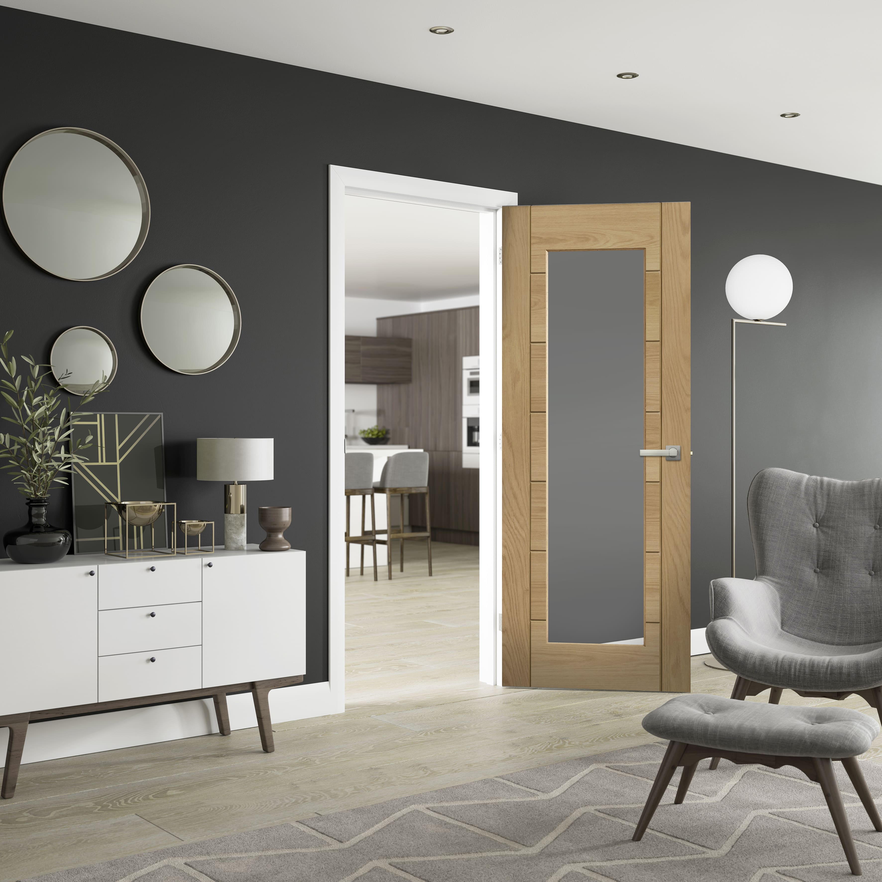 XL Oak Doors