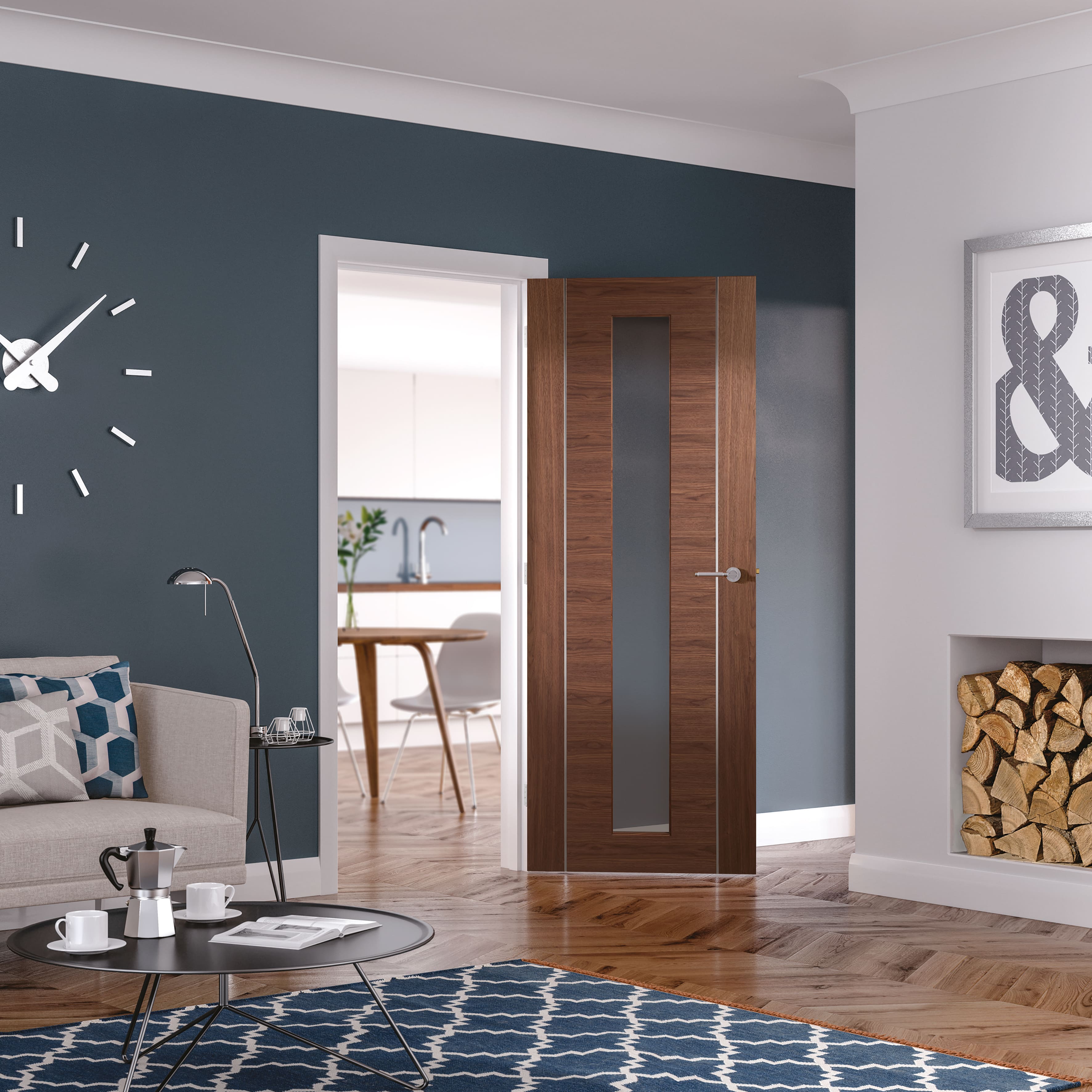 XL Walnut Doors
