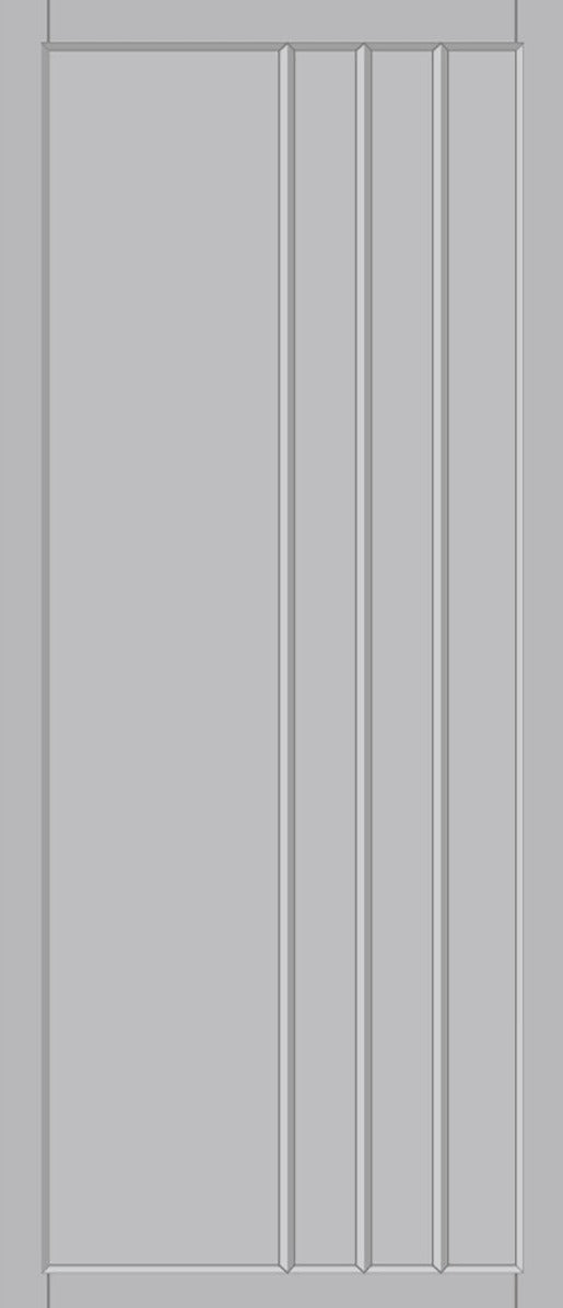 Urban Lite Tula Panel Door DD0104P - Light Grey Premium Primed