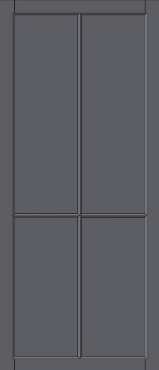 Urban Lite Kora Panel Door DD0116P - Dark Grey Premium Primed