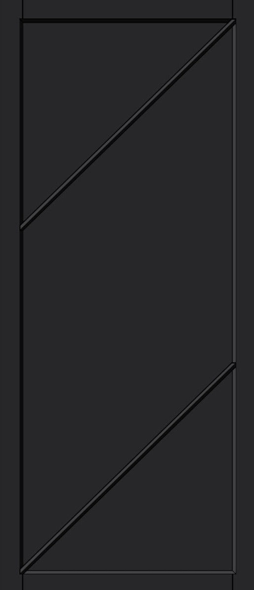 Urban Lite Aria Panel Door DD0124P - Black Premium Primed