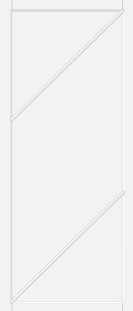 Urban Lite Aria Panel Door DD0124P - White Premium Primed
