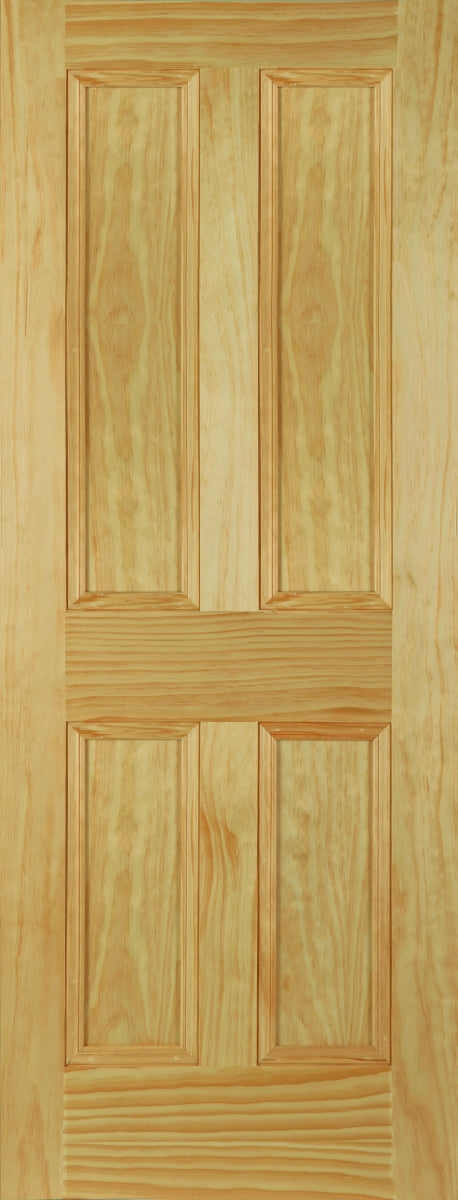 PM Mendes Pine Islington 4 Panel Unfinished Door