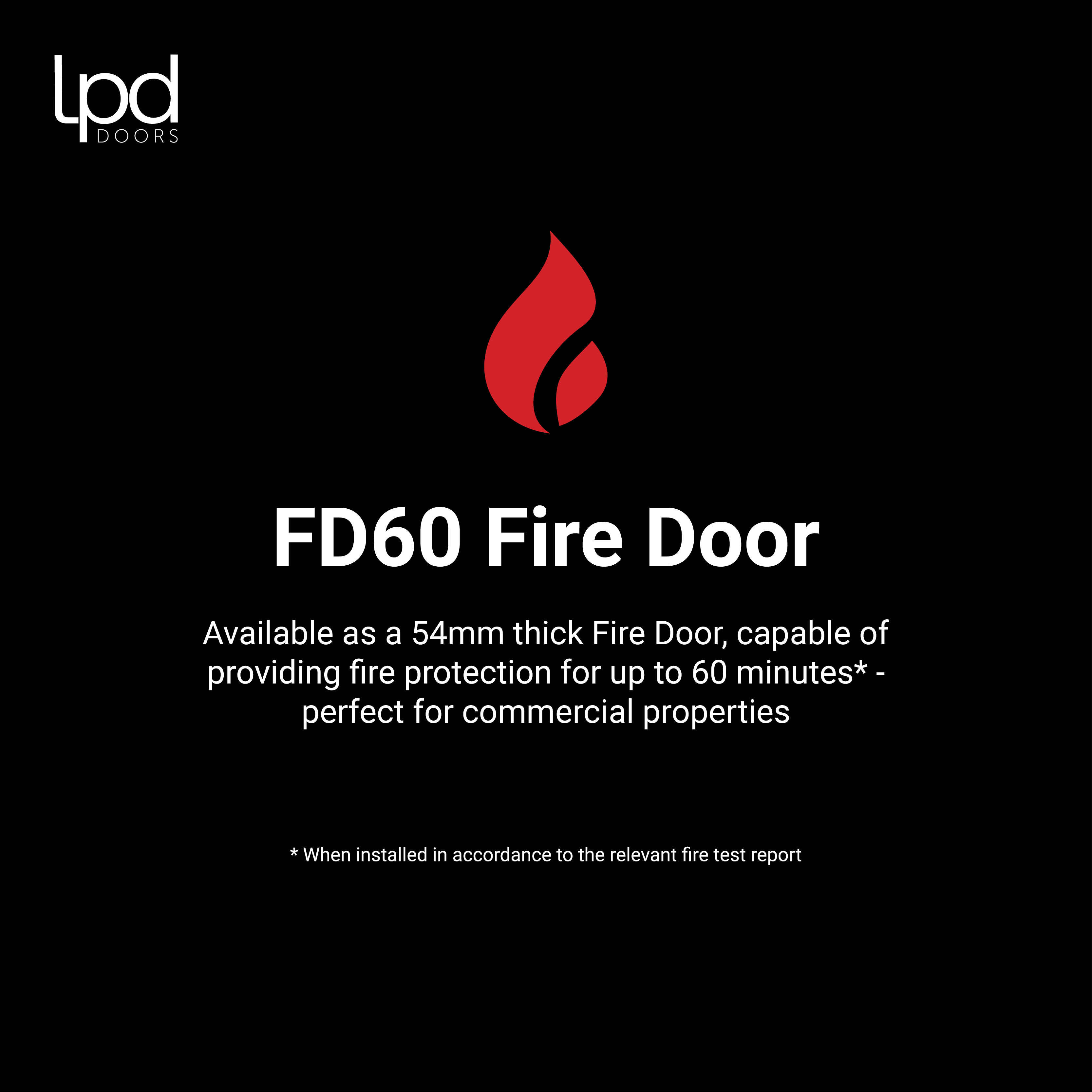 LPD Blank Firecheck Hardwood Lipped FD60 (54MM)