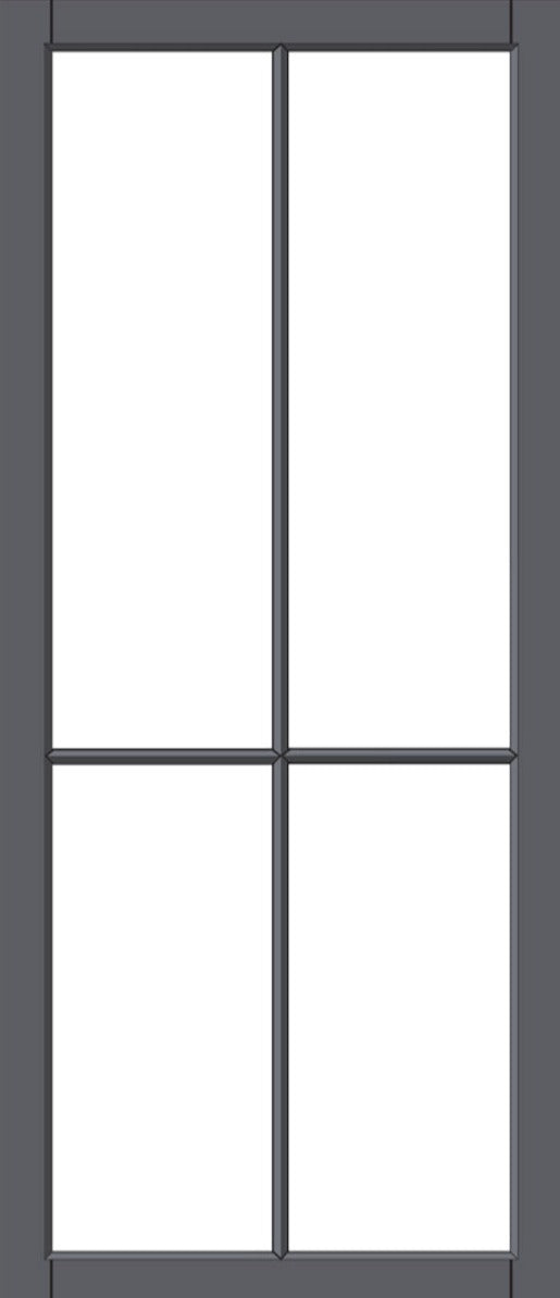 Urban Lite Kora Door DD0116F Frosted Glass - Dark Grey Premium Primed