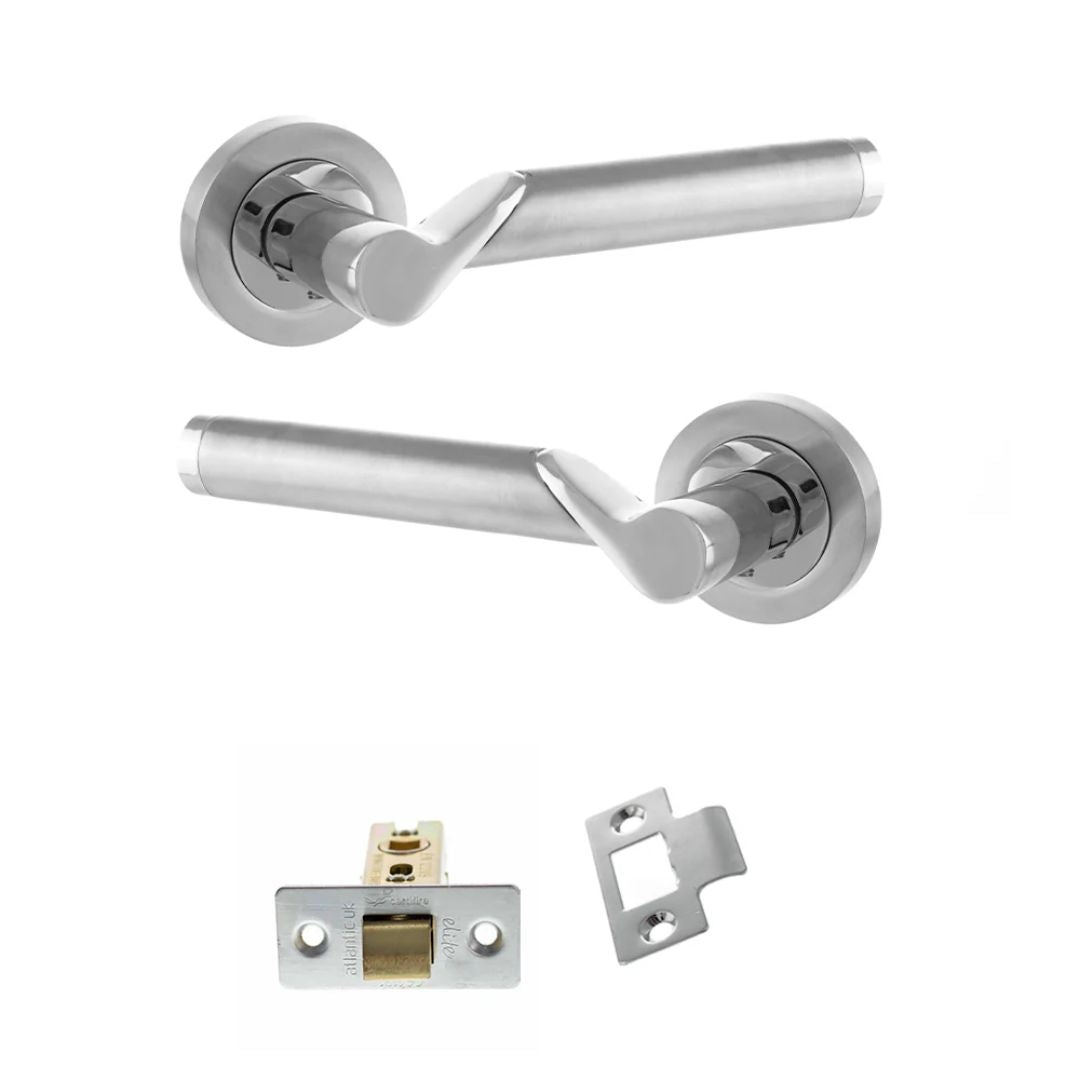 Atlantic S38RSCPC Status Hawaii on Round Rose Door Handle Pack
