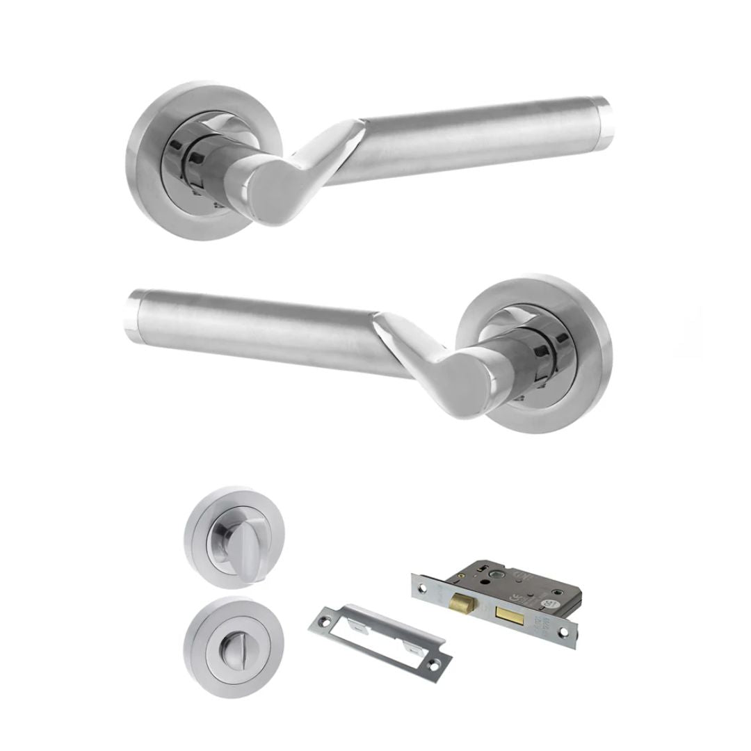 Atlantic S38RSCPC Status Hawaii on Round Rose Door Handle Pack