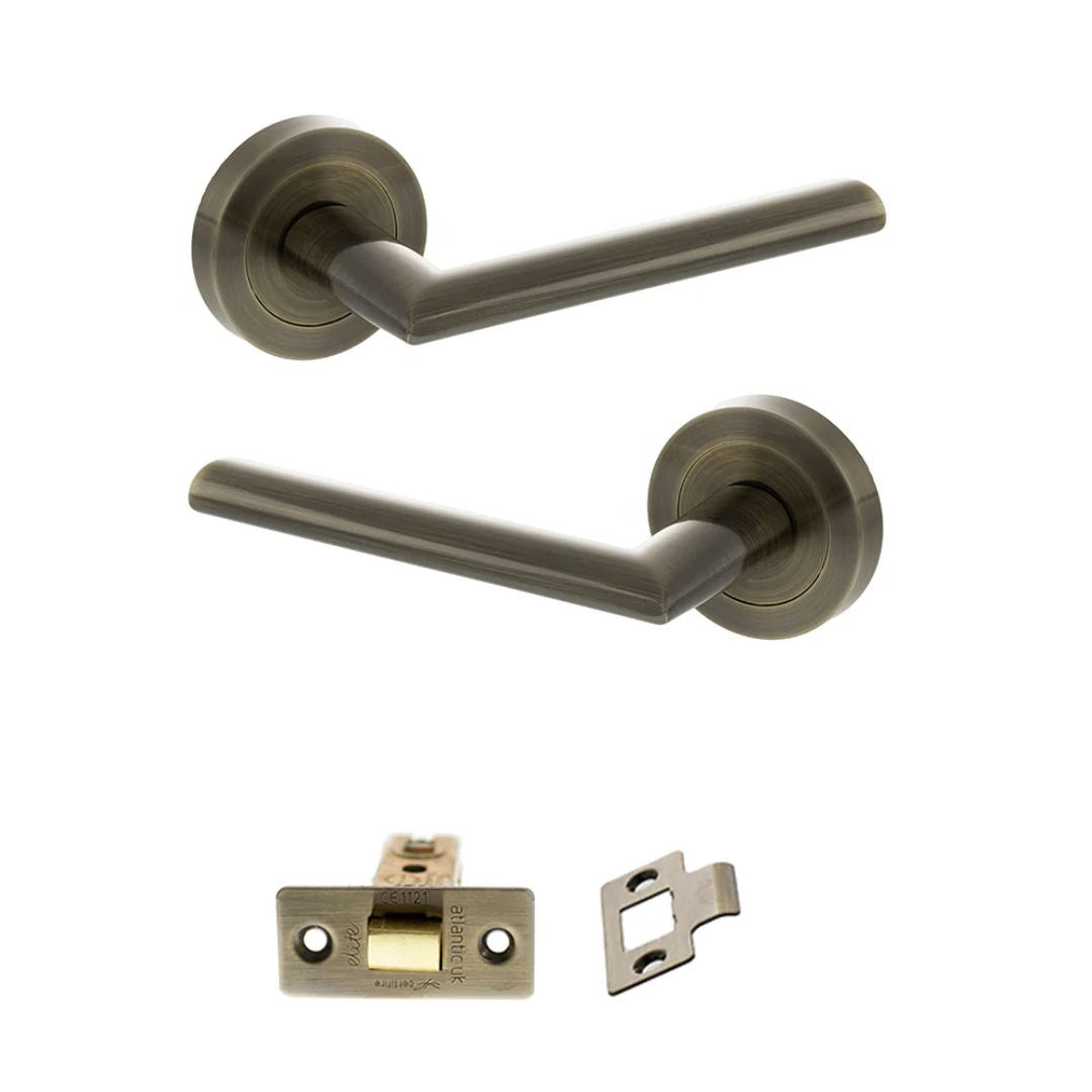 Atlantic S43R Status Alabama on Round Rose Door Handle Pack