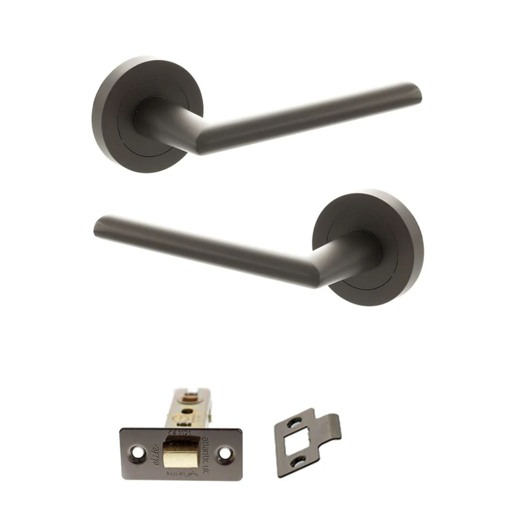 Atlantic S43R Status Alabama on Round Rose Door Handle Pack