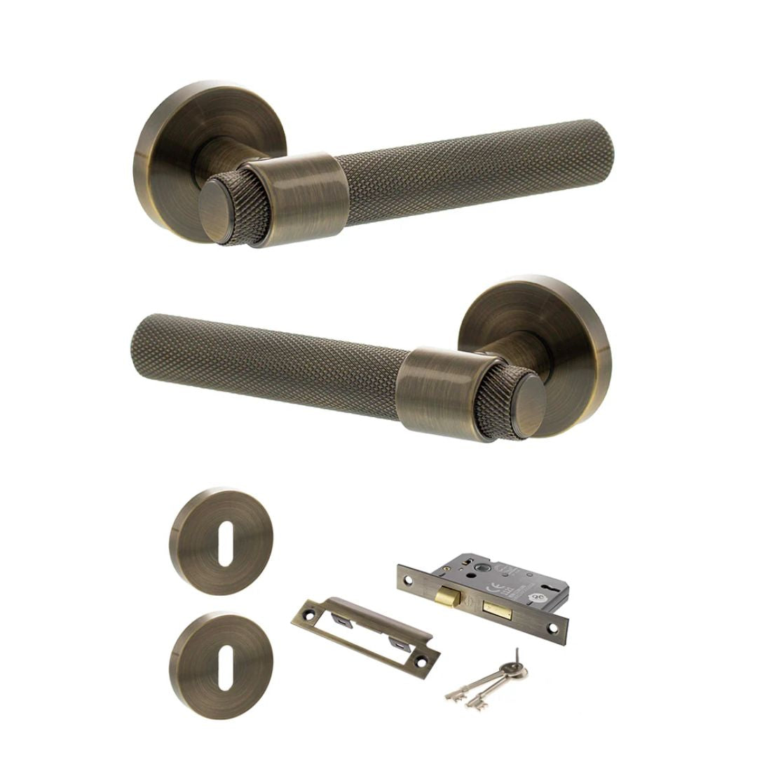 Atlantic SPR160 Senza Pari Andretta on Round Rose Door Handle Pack