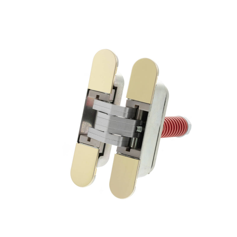 Atlantic AGB Eclipse 3.2 Heavy Duty Self-Close Concealed Hinge for 60kg door - Polished Brass