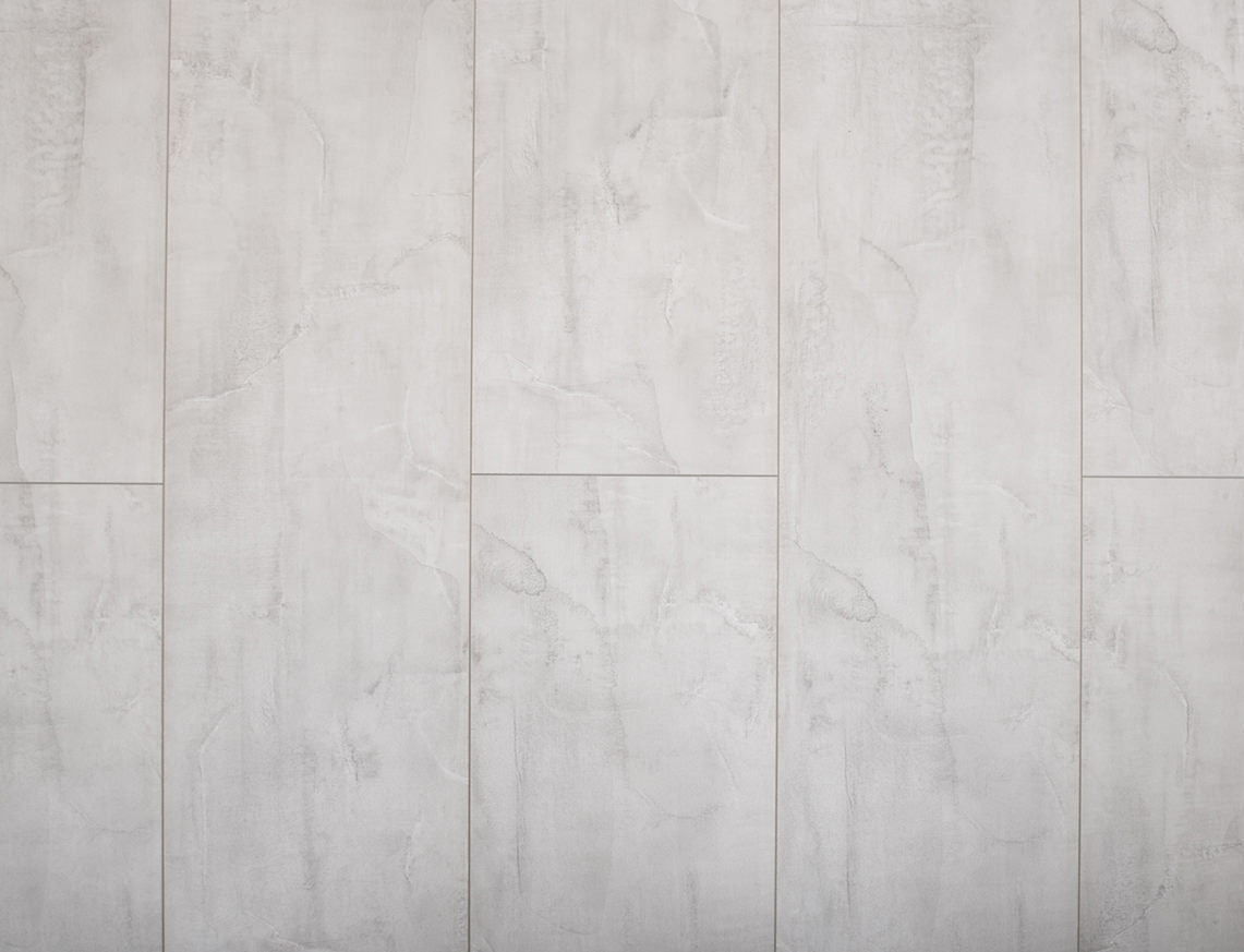 AGT Mood 10mm Malta Light Grey Stone Textured Tile Laminate Flooring | 325 x 1195 x 10mm