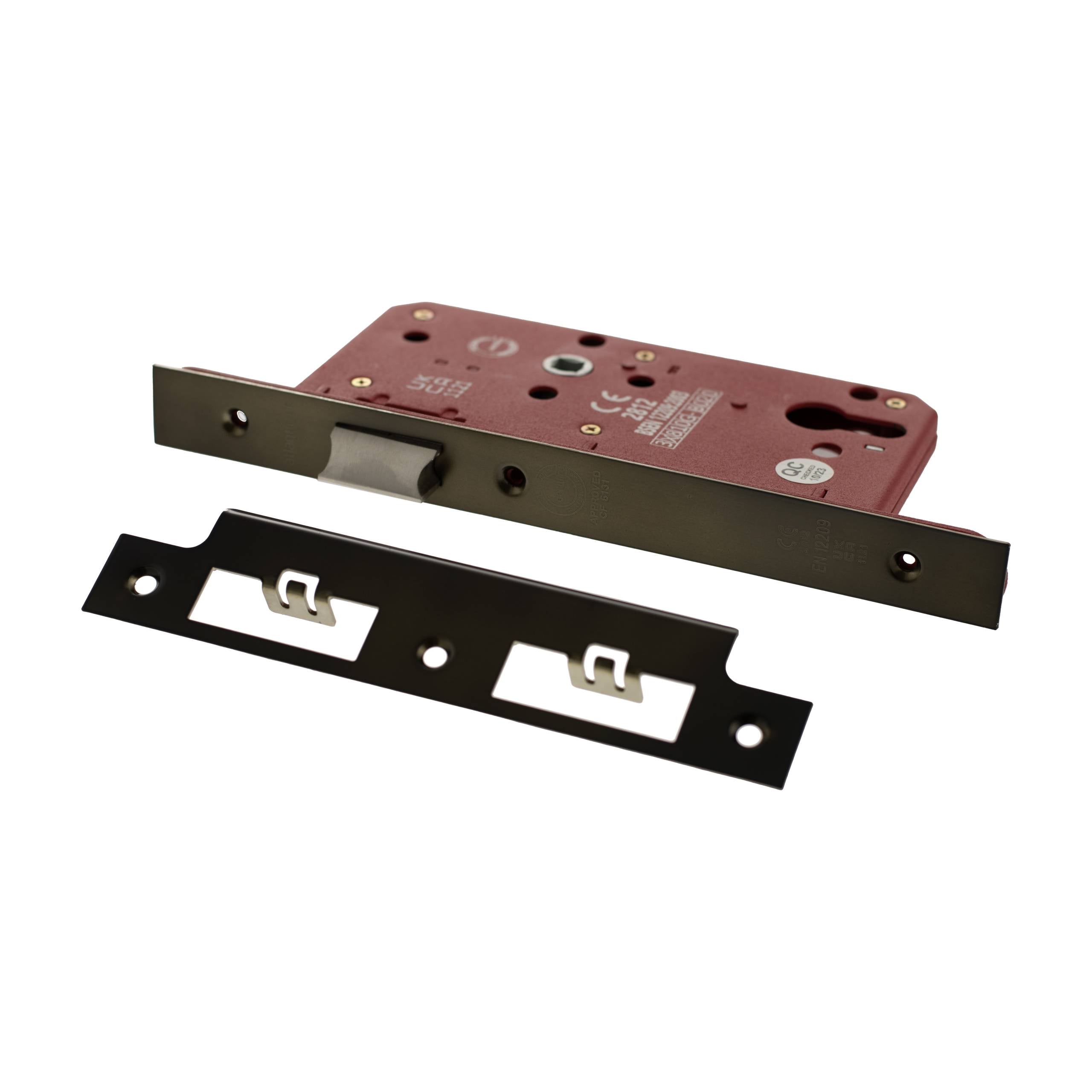 Atlantic DIN Latch 60mm backset - Urban Dark Bronze