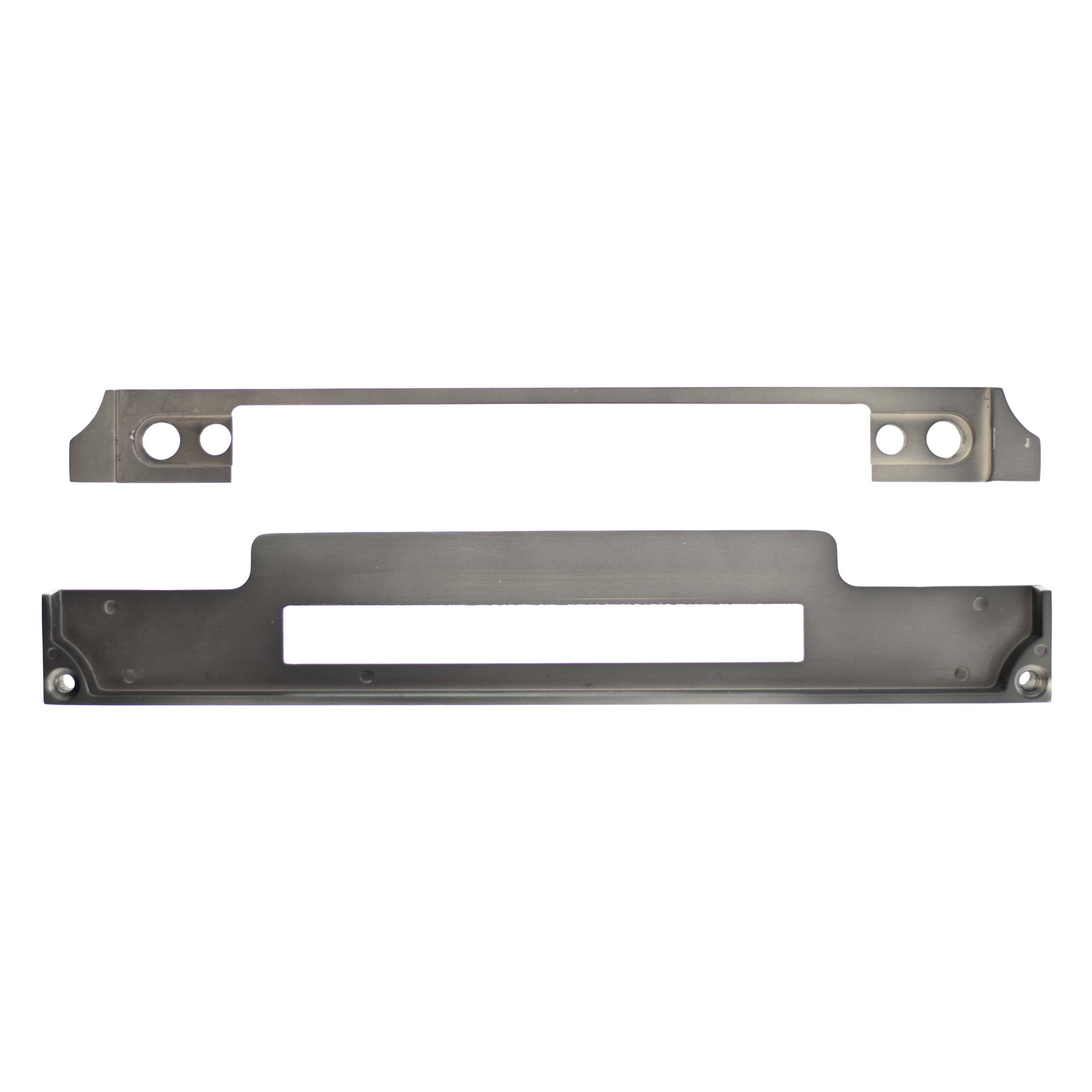 Atlantic DIN Rebate Kit for Euro Profile, Bathroom Lock, Latch, Euro Deadlock - Matt Gun Metal