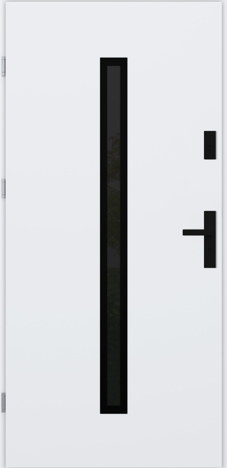 Turenwerke ATU 68 Design 521 Steel Door - White - Blackline
