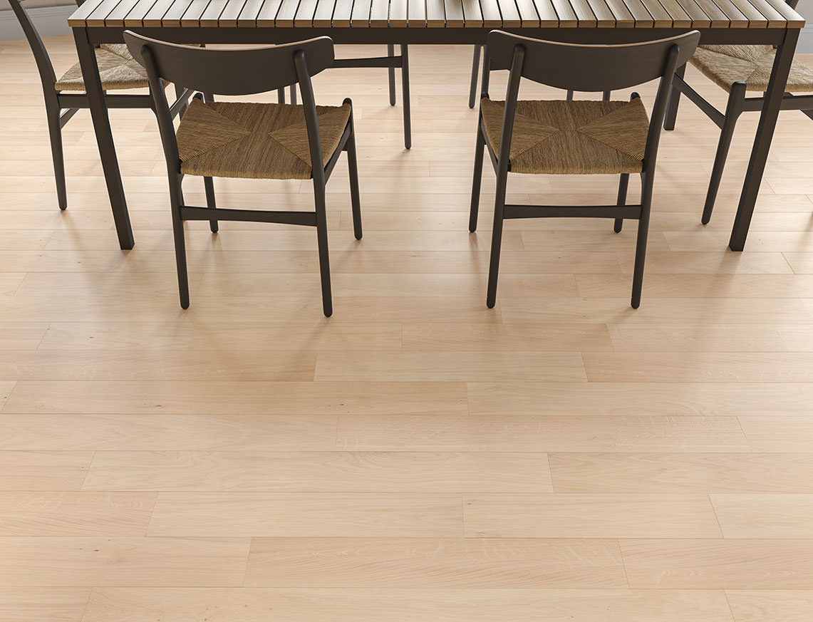 Allesley Oak Smooth Plank Engineered Wood Flooring | Invisible UV Oiled | 125 x 300-1200 x 10/2.5mm
