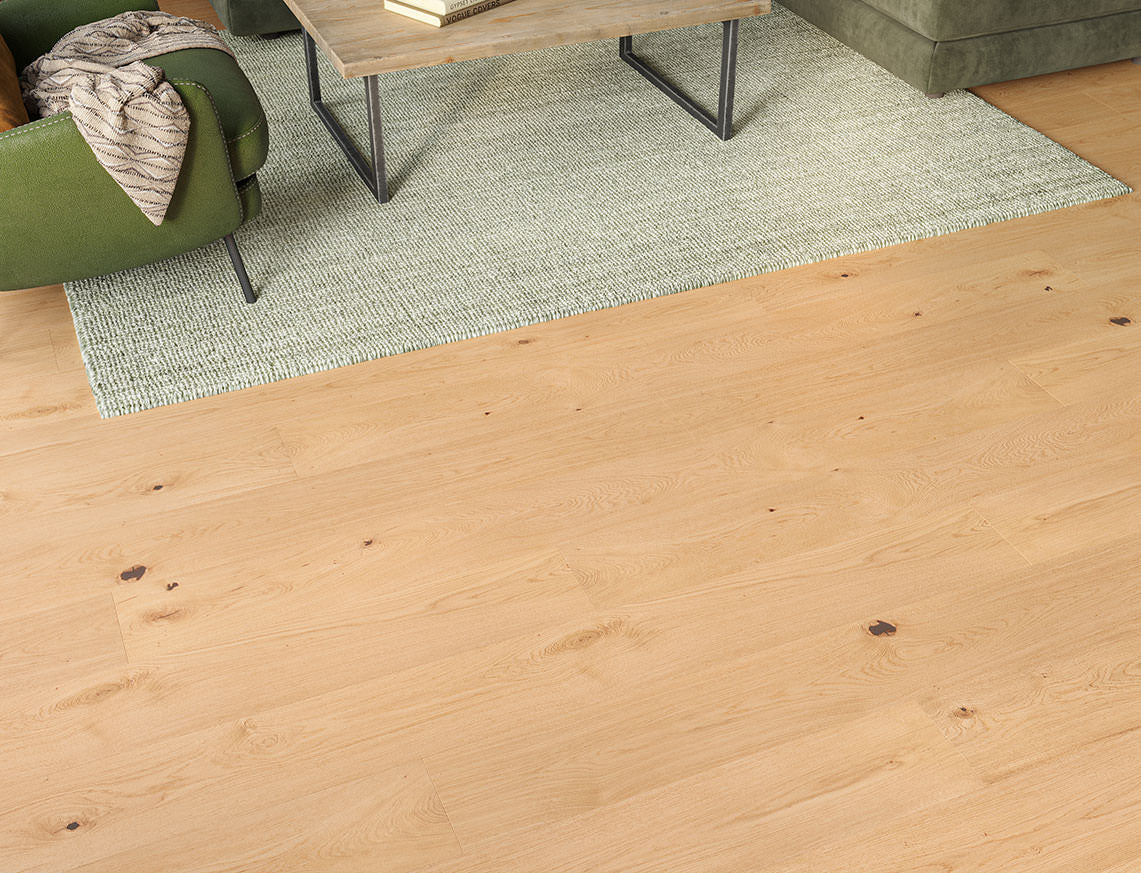Aurora Oak Natural Brushed Plank Engineered Wood Flooring | UV Lacquered | 190 x 1900 x 20/6mm