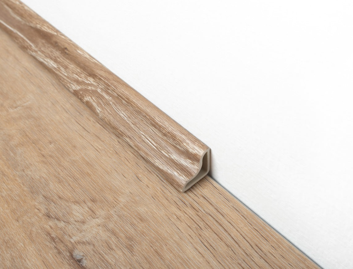 Warm Hazel Oak SPC Vinyl Beading 2400 x 28 x 15mm