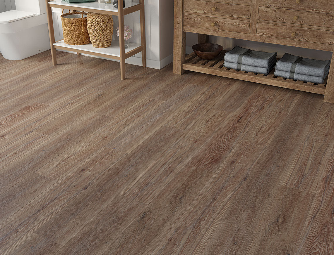 Ballycastle Oak Antique Brown Oak Plank LVT Flooring | 180 x 1220 x 6.5/0.5mm