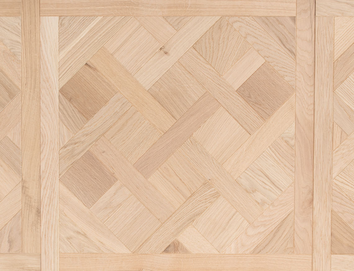 Banquet Oak Natural Brushed Versailles Engineered Wood Flooring | Unfinished | 600 x 600 x 14/3mm