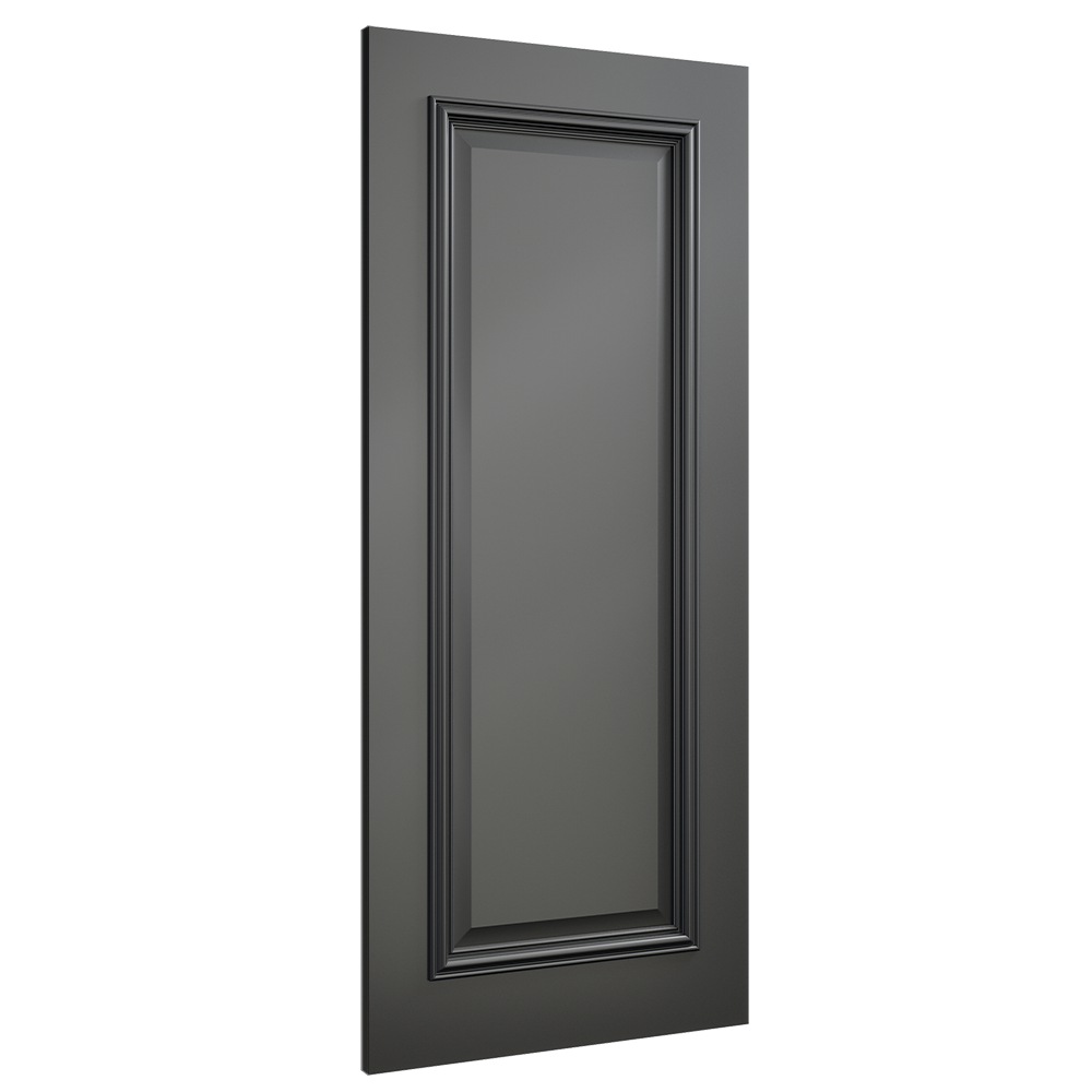 Pre-Assembled Blenheim Black Prefinished Door Set FSC