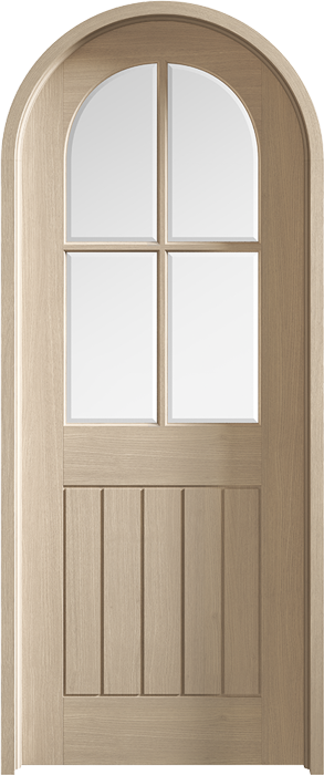 LPD Curved Door Lining Pre-Finished Blonde Oak