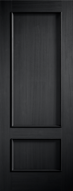 LPD Pre-finished Charcoal Black Murcia 2 Panel Fire Door
