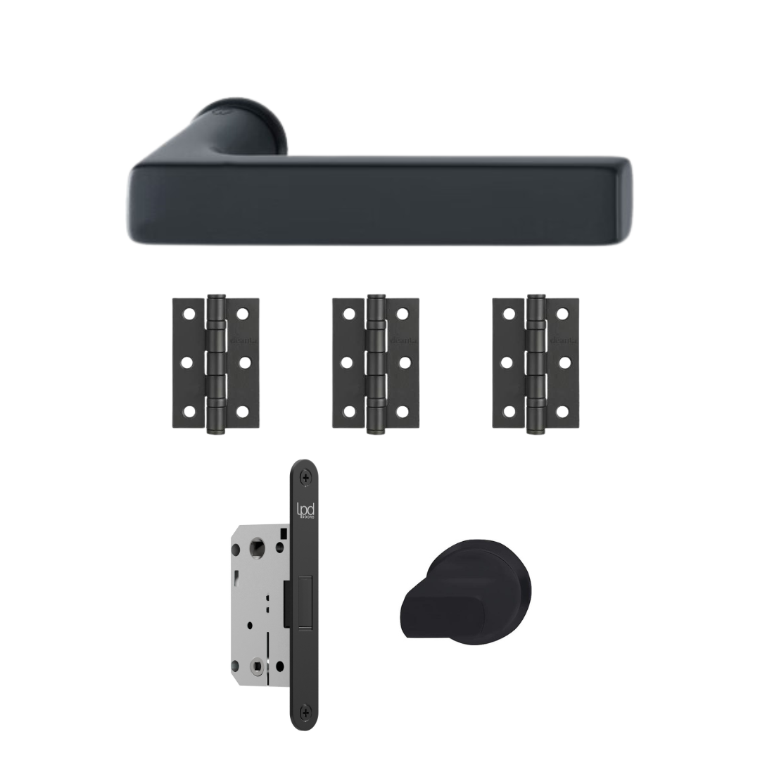 LPD Charlton Privacy Handle Pack (Matt Black)