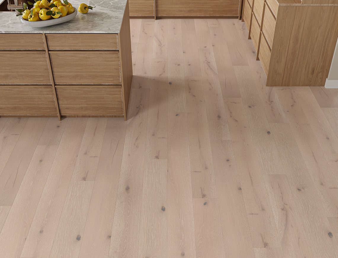 Charnwood Oak Smoked Whitewashed Brushed Plank Engineered Wood Flooring | UV Oiled | 190 x 1900 x 14/3mm
