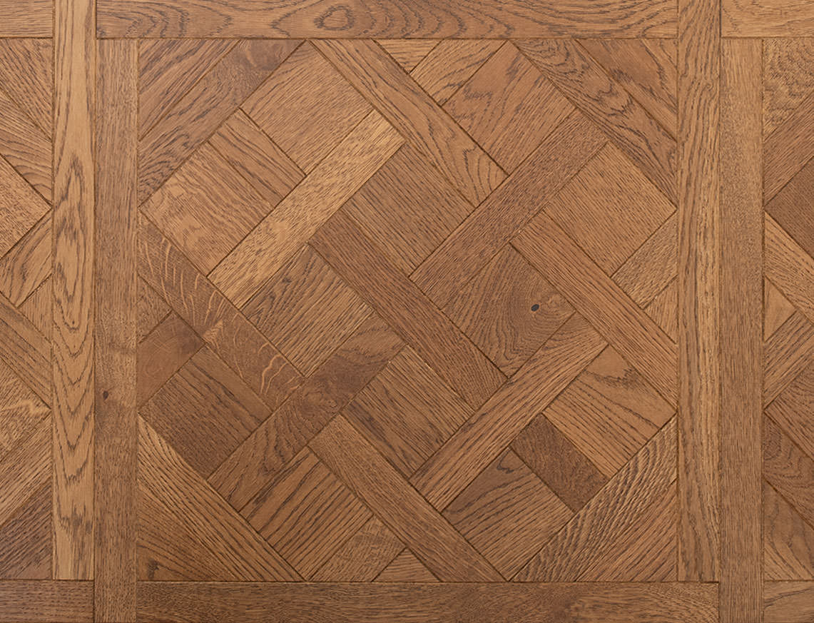 Classique Oak Golden Brushed Versailles Engineered Wood Flooring | UV Oiled | 600 x 600 x 14/3mm