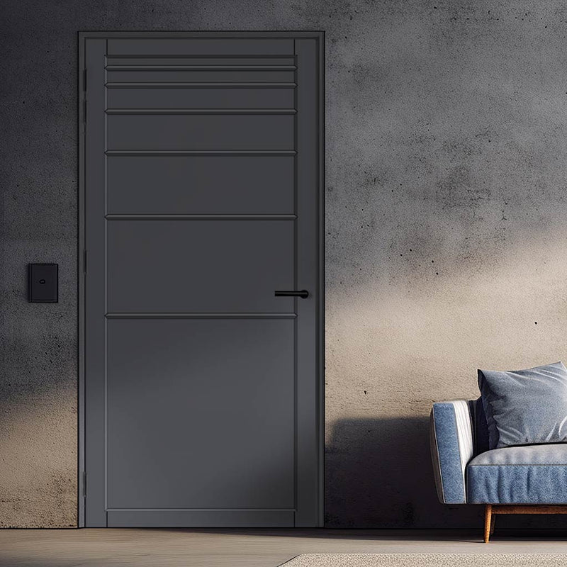 Urban Lite Revella Panel Door DD0111P - Dark Grey Premium Primed