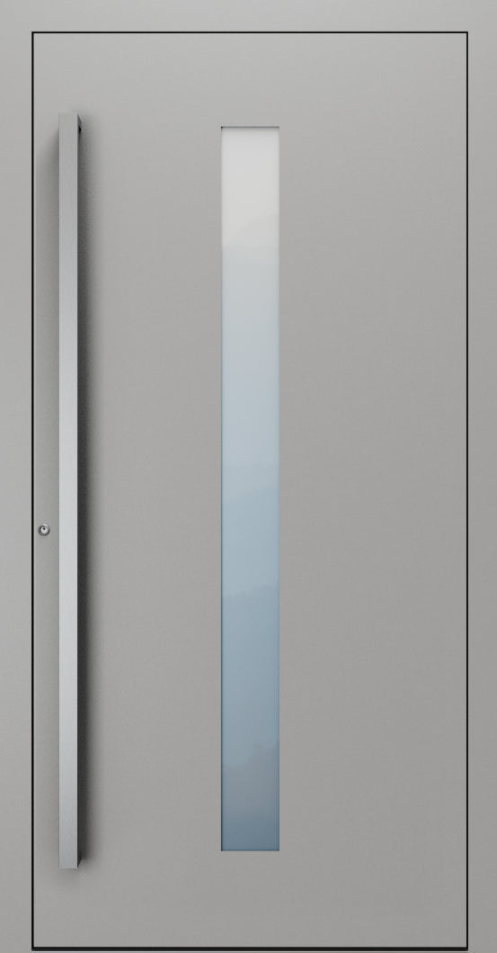 Turenwerke SL75 Design 01 Premium75 aluminium door in grey RAL 9007