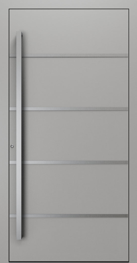 Turenwerke SL75 Design 02 Premium75 aluminium door in grey RAL 9007