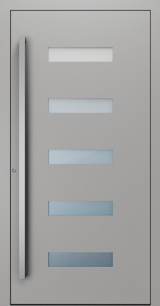 Turenwerke SL75 Design 11 Premium75 aluminium door in grey RAL 9007