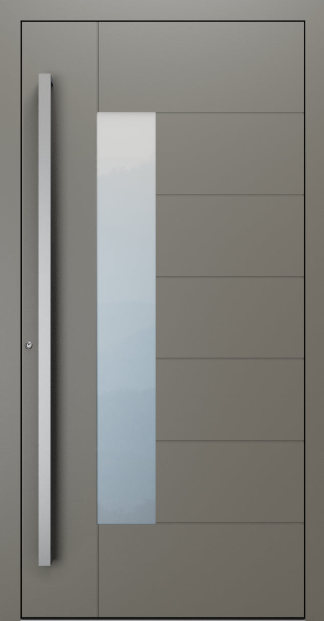 Turenwerke SL75 Design 1420 Premium75 aluminium door in umbra grey RAL 7022