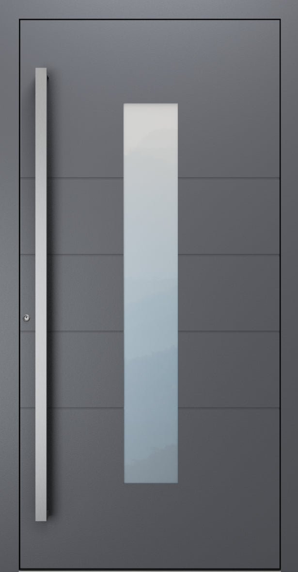 Turenwerke SL75 Design 1450 Premium75 aluminium door in slate grey RAL 7015