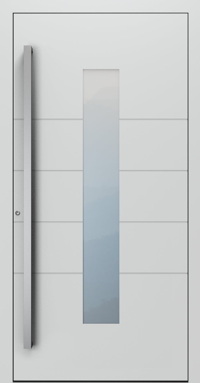 Turenwerke SL75 Design 1450 Premium75 aluminium door in light grey RAL 7035