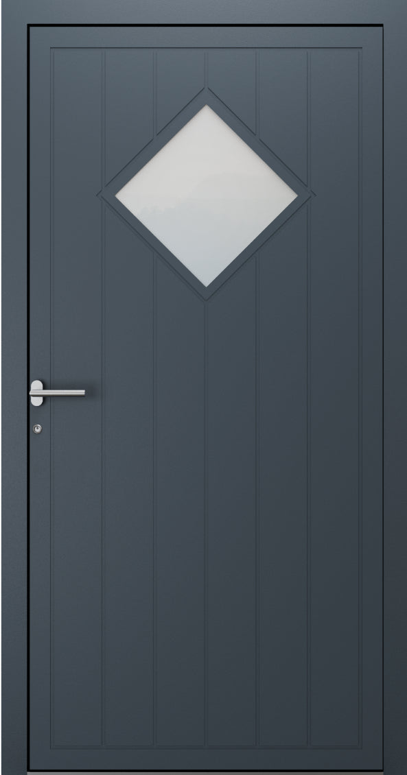 Turenwerke SL75 Design 1980 Premium75 Classic Aluminium Door - Anthracite Grey RAL 7016