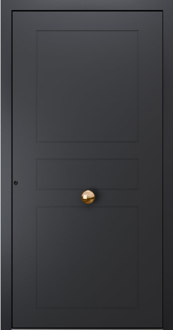 Turenwerke SL75 Design 2000 Premium75 Classic Aluminium Door - Black Grey RAL 7021