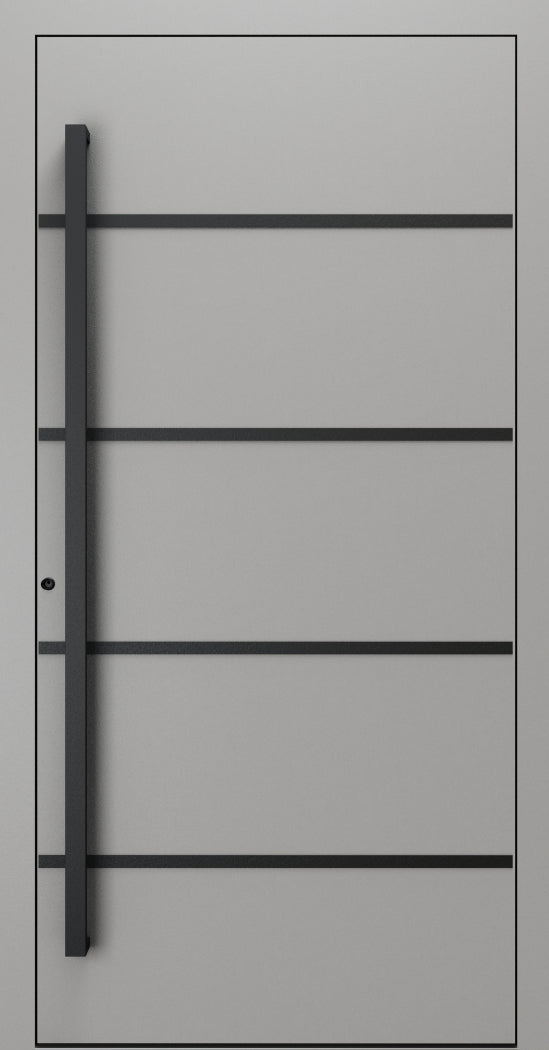 Turenwerke SL75 Design 22 Premium75 aluminium door in grey RAL 9007