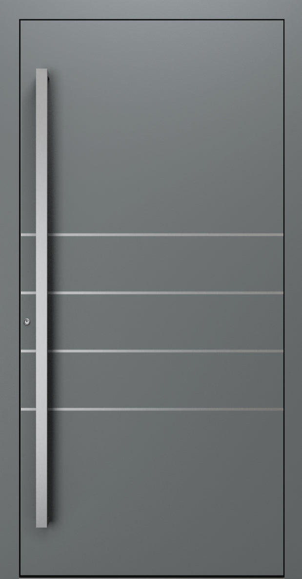 Turenwerke SL75 Design 270 Premium75 aluminium door in basalt grey RAL 7012