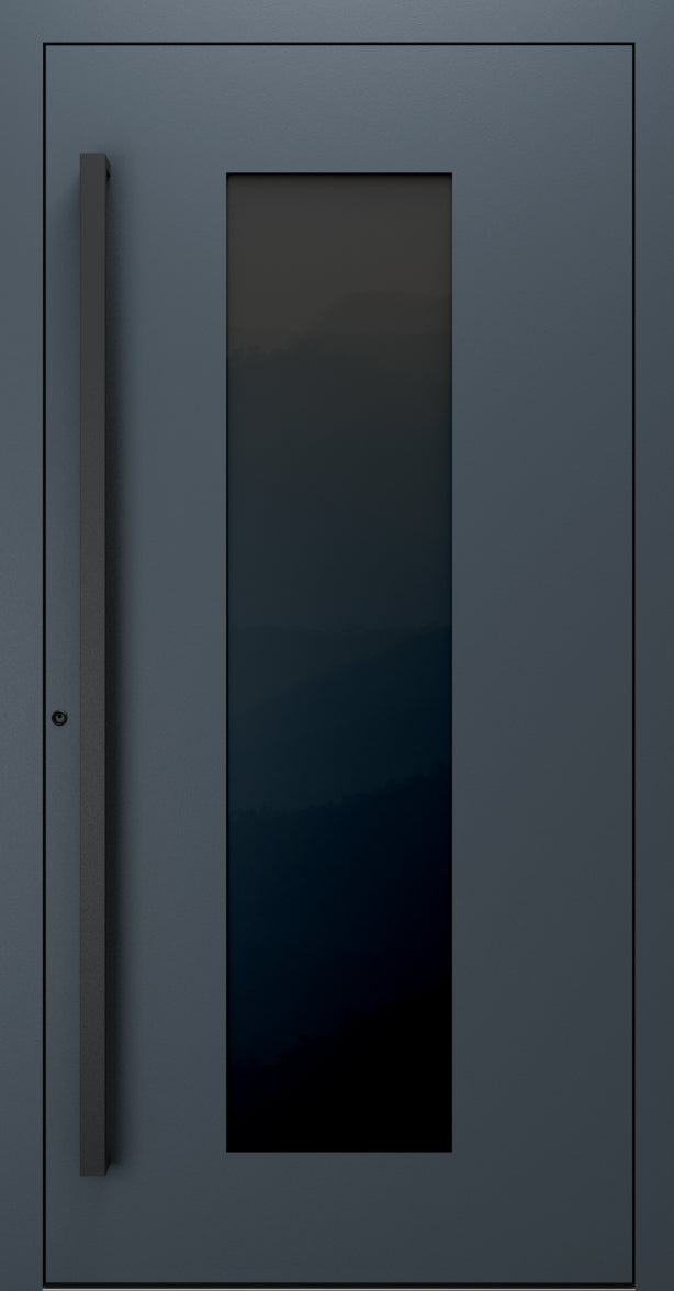 Turenwerke SL75 Design 28 Premium75 aluminium door in anthracite grey RAL 7016