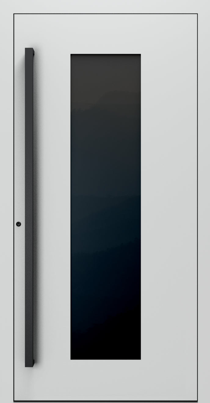 Turenwerke SL75 Design 28 Premium75 aluminium door in light grey RAL 7035