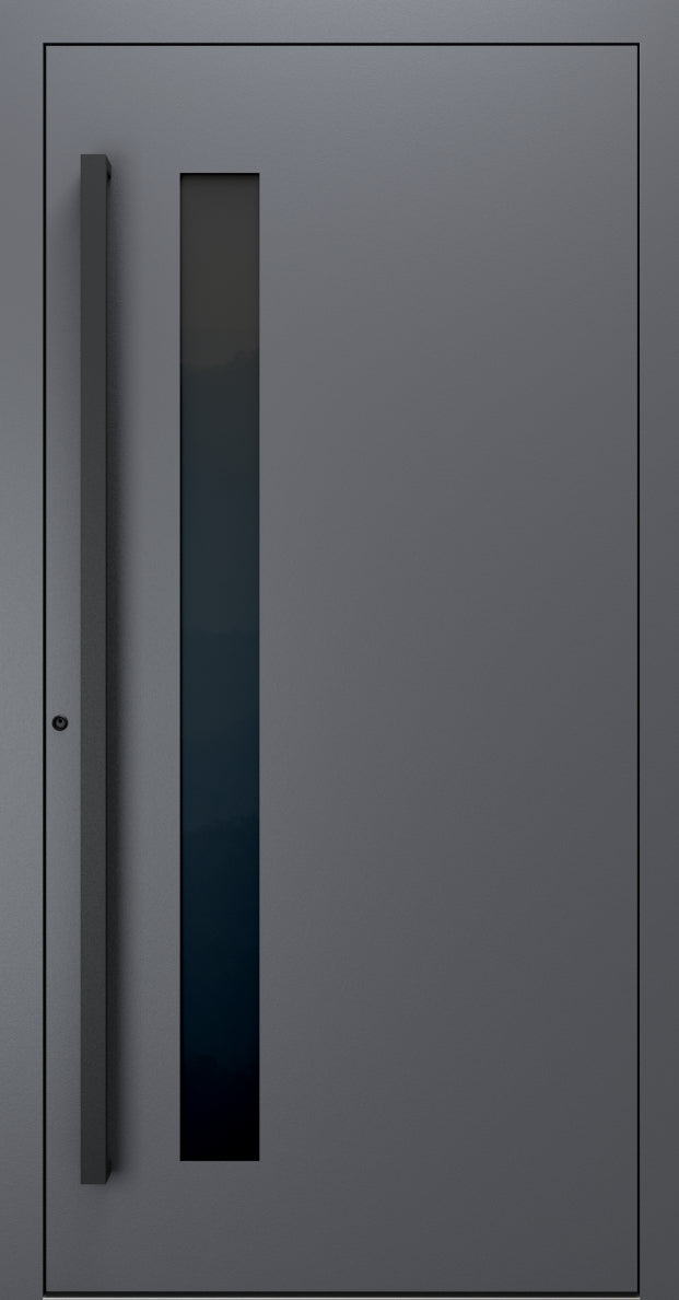 Turenwerke SL75 Design 34 Premium75 aluminium door in slate grey RAL 7015