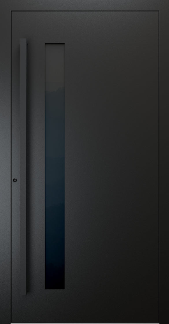 Turenwerke SL75 Design 34 Premium75 aluminium door in jet black RAL 9005