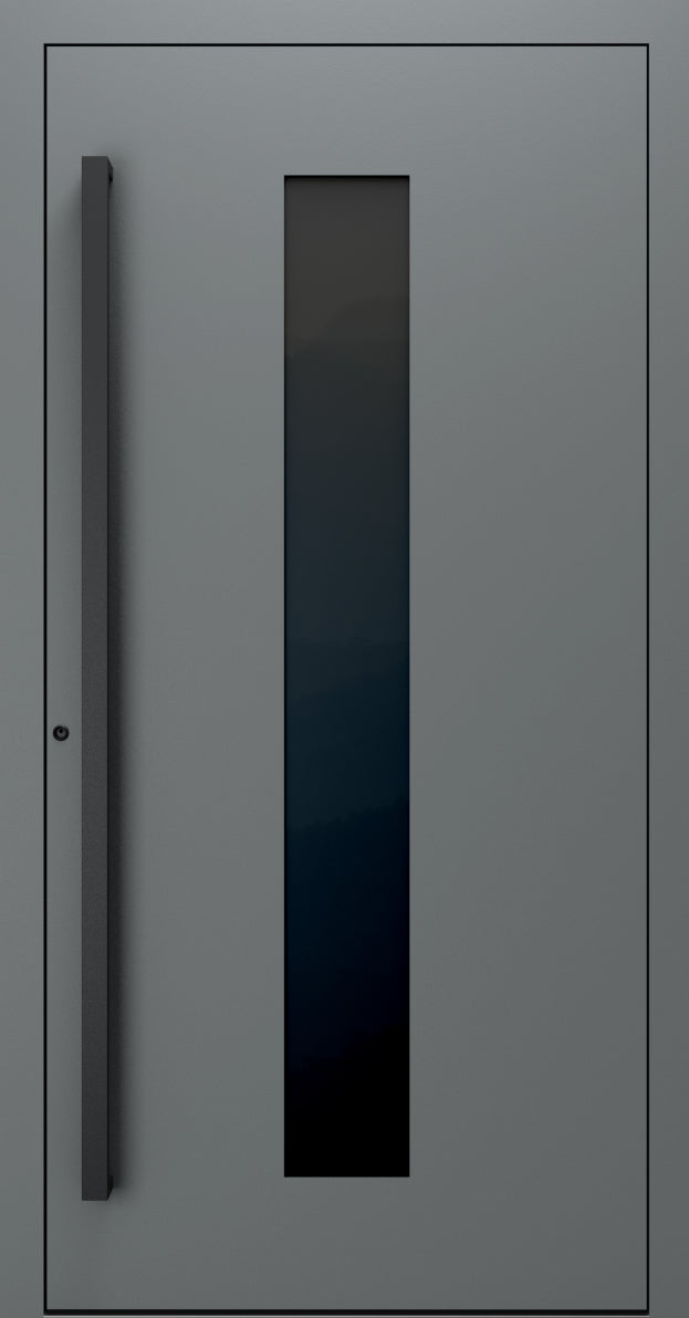 Turenwerke SL75 Design 35 Premium75 aluminium door in basalt grey RAL 7012