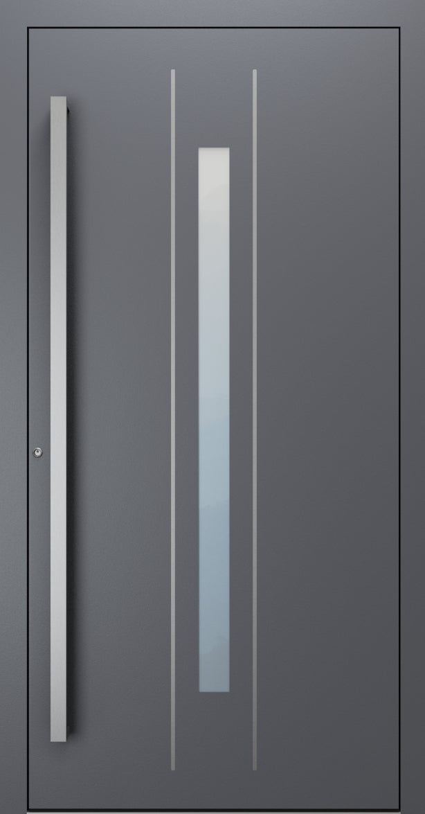 Turenwerke SL75 Design 620 Premium75 aluminium door in slate grey RAL 7015