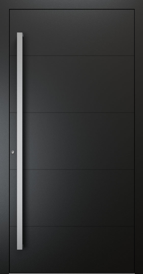 Turenwerke SL75 Design 660 Premium75 aluminium door in jet black RAL 9005
